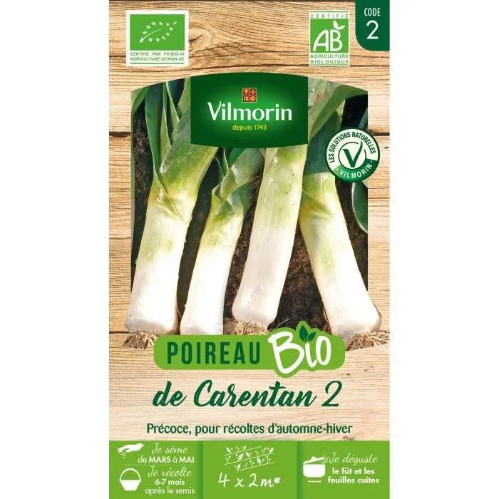 Vilmorin - Poireau de Carentan 2 Bio série 2 sachet graines 3 g - Vilmorin - Image 6