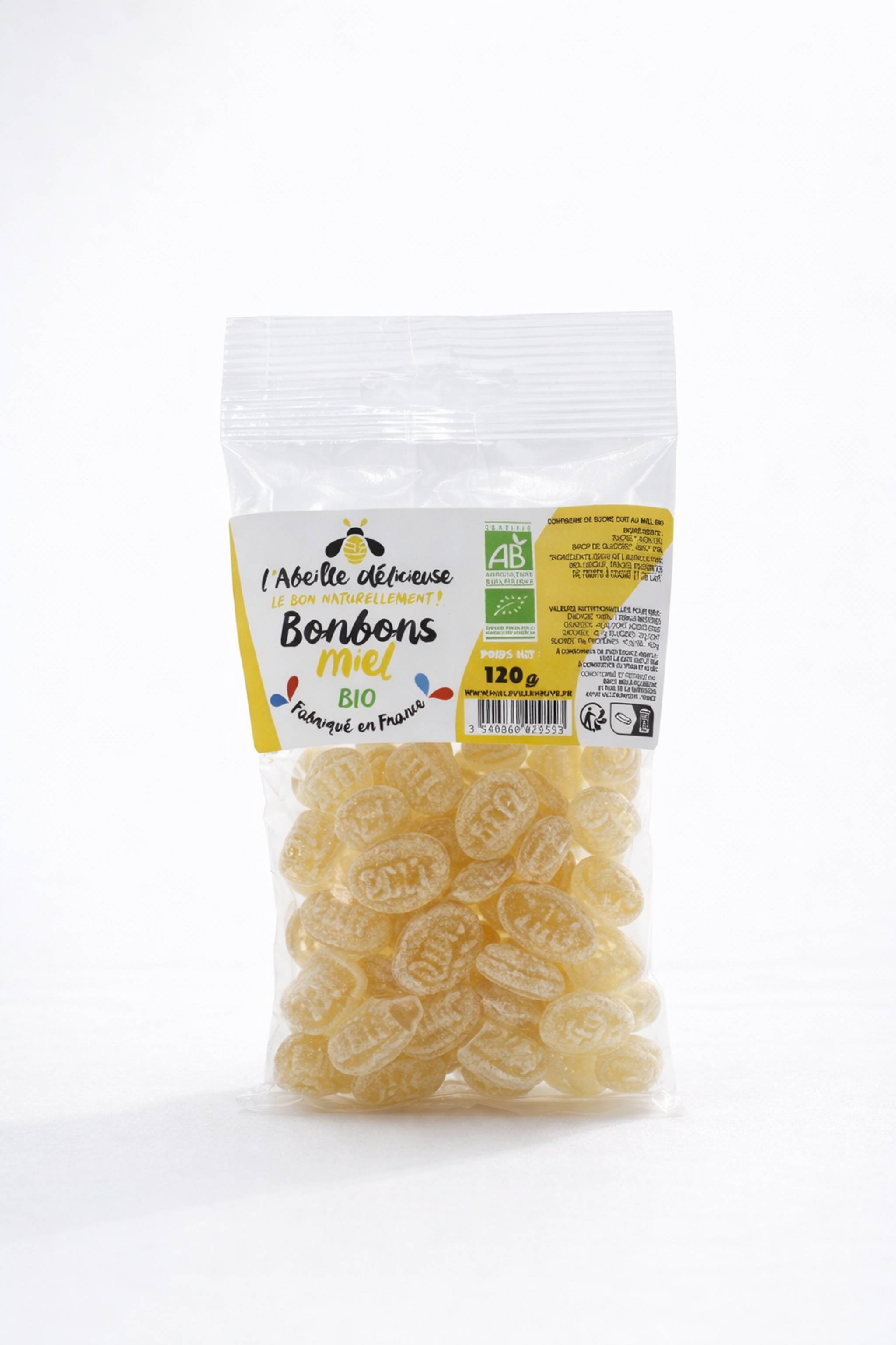 L'Abeille Délicieuse - Caramelos de abeja miel orgánica 120 g - L'Abeille Délicieuse - Imagen 1