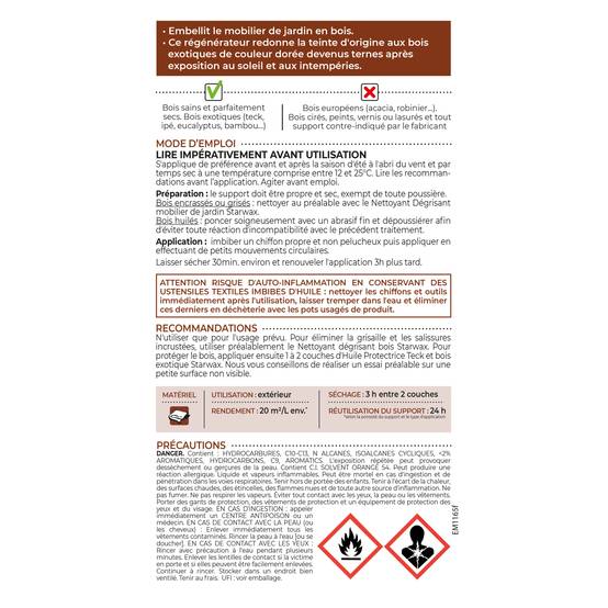 Starwax - Régénérateur Teck Et Bois Exotiques – STARWAX - Image 2