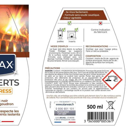 Starwax - NETTOYANT EXPRESS INSERTS POUR POELE & CHEMINEE - Image 6