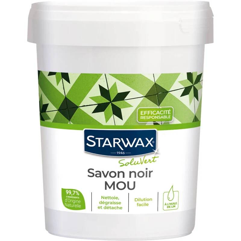 Starwax - SAVON NOIR MOU 1KG - Imagen 4