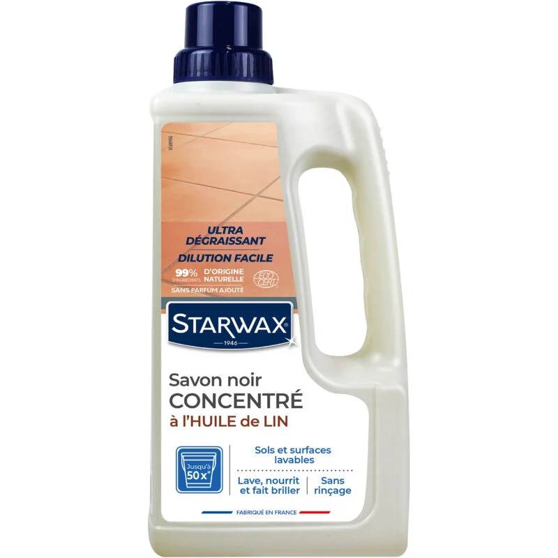 Starwax - SAVON NOIR A L'HUILE DE LIN 1L - Imagen 3