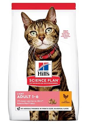 Hill's Pet Nut - Croquettes Chat Poulet Adult Light - HILL'S SCIENCE PLAN