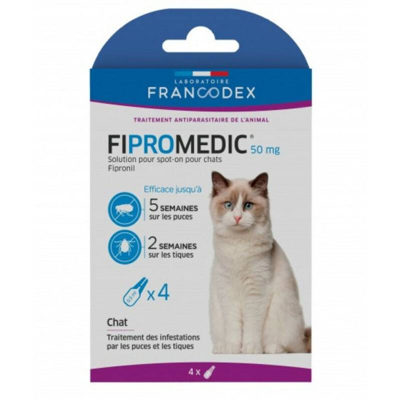 Francodex - Pipettes antiparasitaires Fipronil Chat - FRANCODEX - Image 4