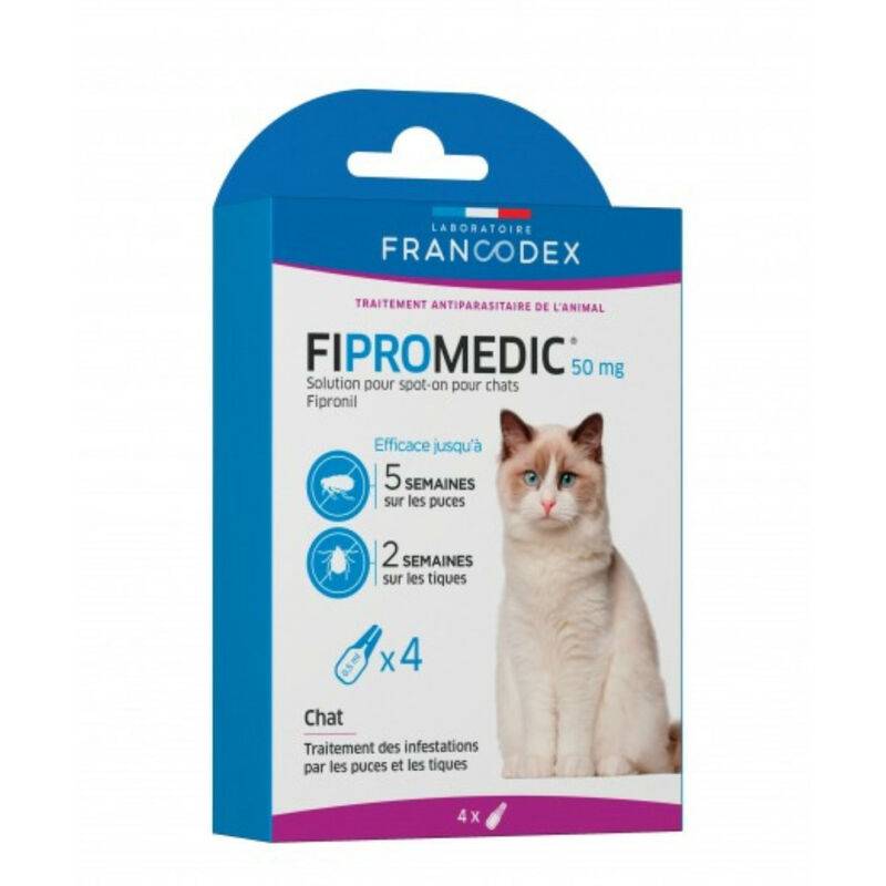 Francodex - Pipettes antiparasitaires Fipronil Chat - FRANCODEX - Image 3