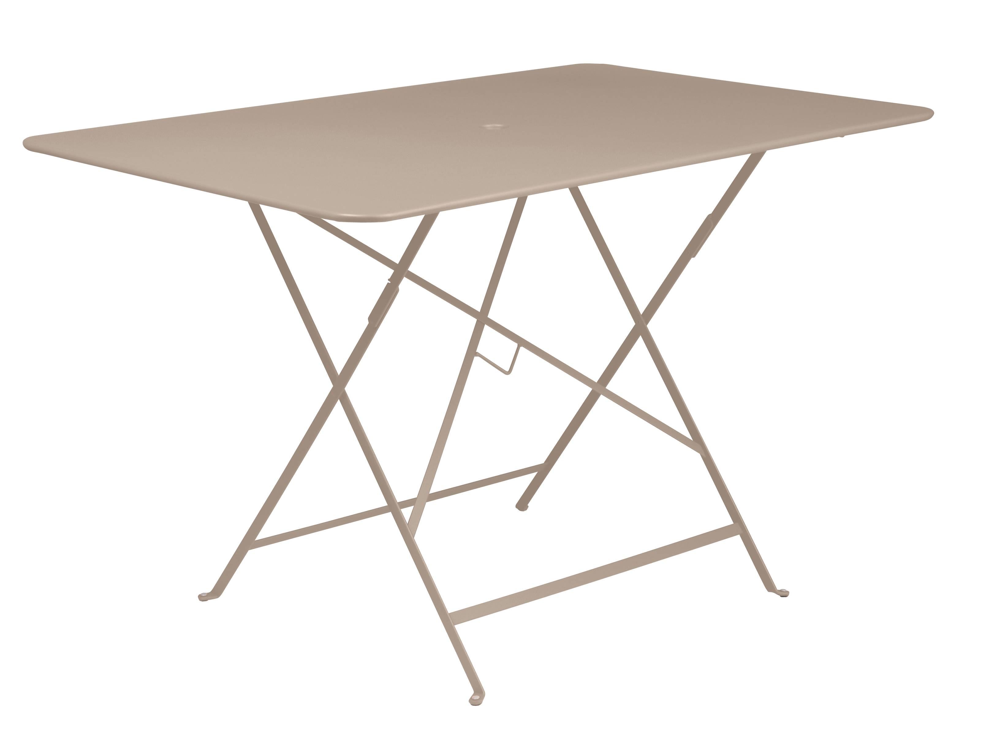 Fermob - Table de jardin rectangulaire pliante acier muscade 6 personnes Bistro Fermob