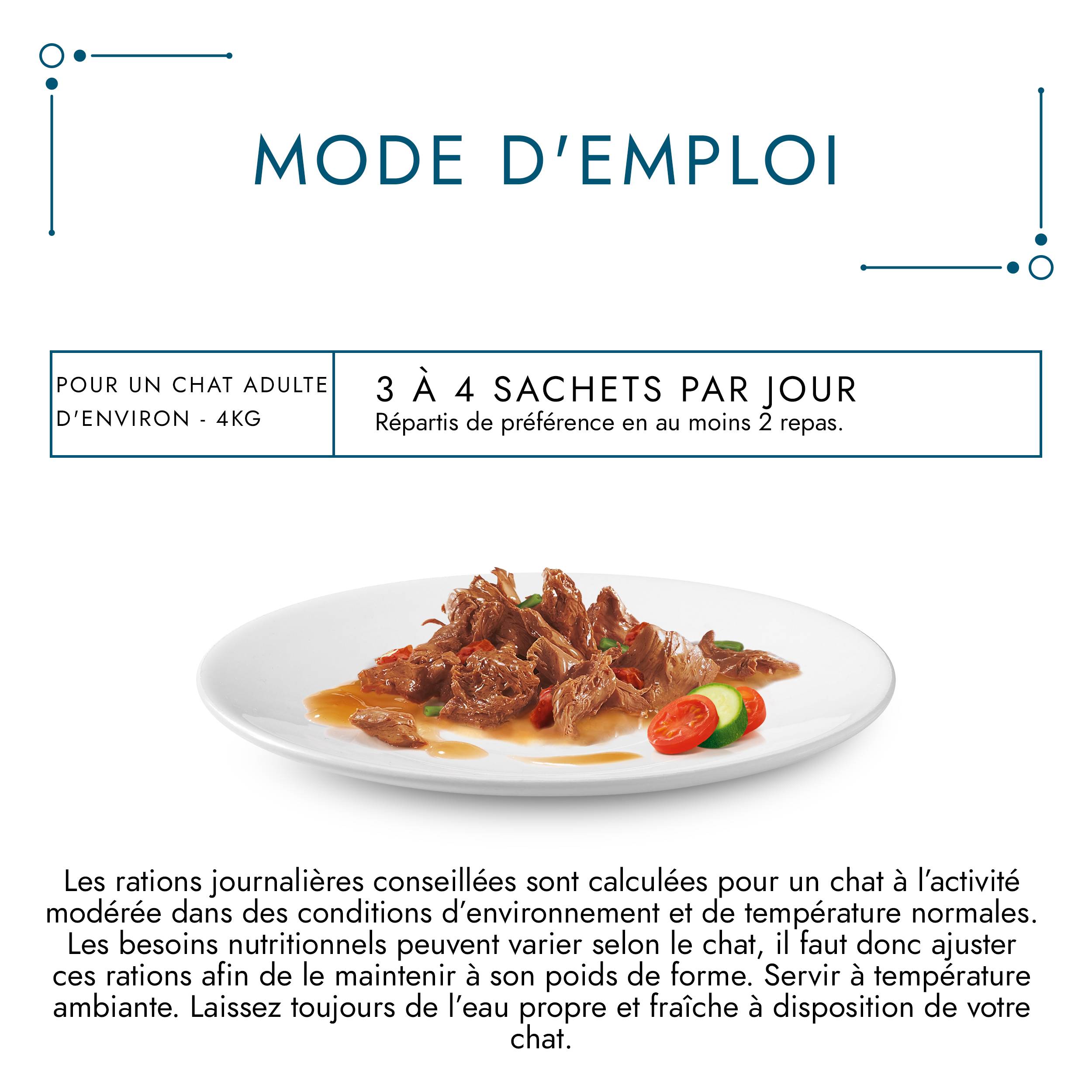 Purina Gourmet - Sachets chat Perle Les Filettines à l'agneau 12x85g - GOURMET - Image 2