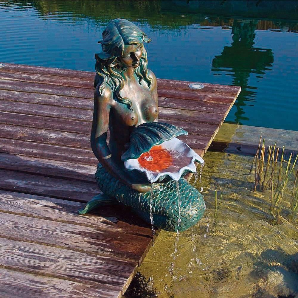 Ubbink - Fontaine Sirène Polyrésine Bronze - UBBINK - Imagen 7