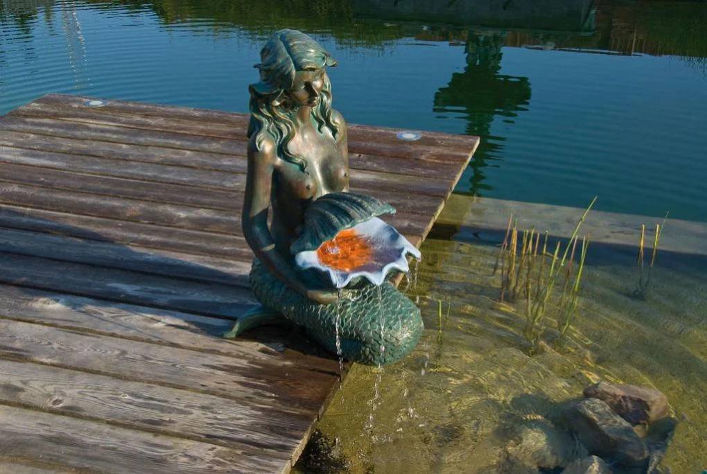 Ubbink - Fontaine Sirène Polyrésine Bronze - UBBINK - Imagen 9