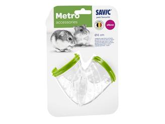 Savic - Coude Pour Tuyaux Cages Rongeurs - L.6cm x l.6cm x H.6cm
