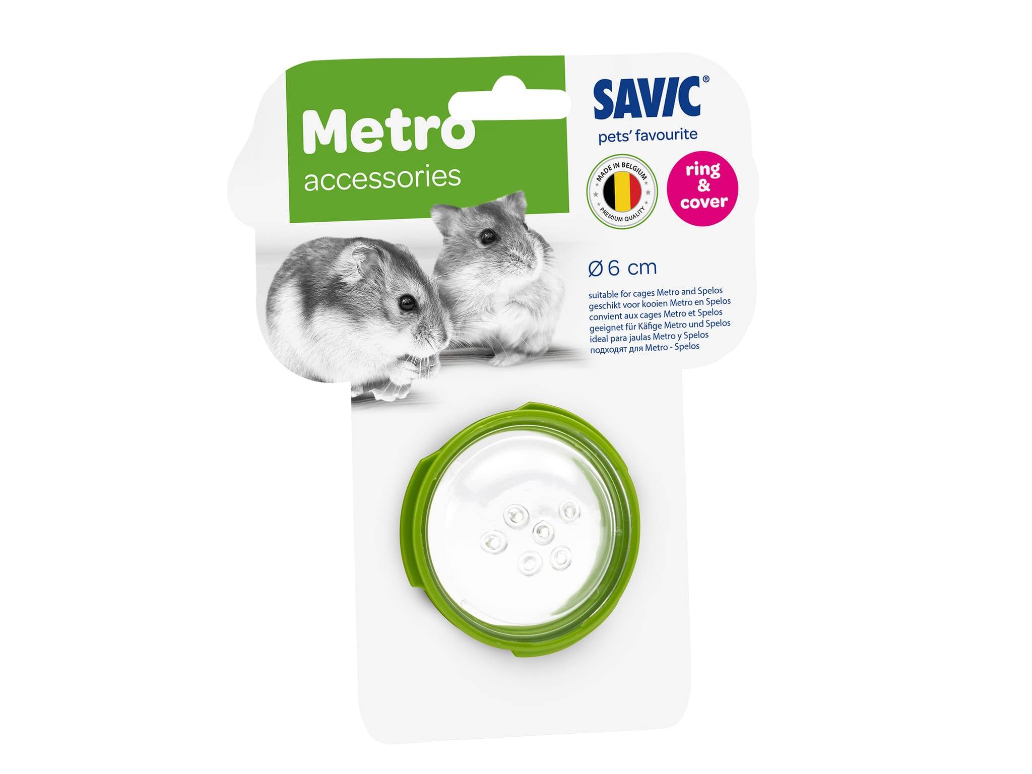 Savic - Raccord de Liaison Tuyaux Cages Rongeurs - L.6cm x l.6cm x H.6cm