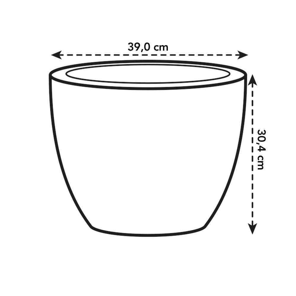 Elho - Pot Pure soft round Anthracite Ø 40 cm - Image 3