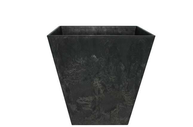 Artstone - Pot Ella carré noir Ø.35 - H.34 cm - Imagen 1