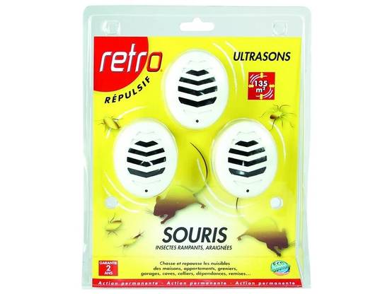 Retro - Répulsif ultrasons souris – Insectes rampants et araignées x3 - Image 9