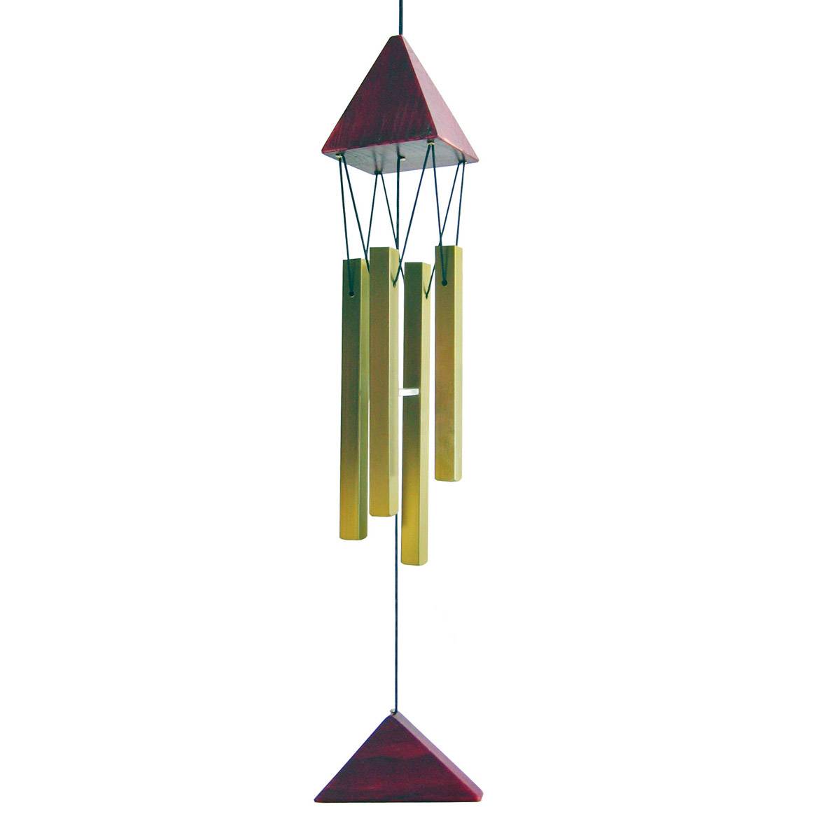 Vitis - Carillon Son De Crystal, en Bois Et Tubes Acier H. 44cm