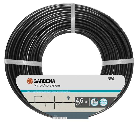 Gardena - Tuyau Micro Drip polyéthylène noir Ø 4,6 mm L. 50 m - Gardena - Image 6