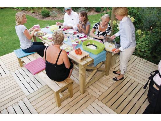 Dalle de terrasse rainurée Pin – FSC - Image 2