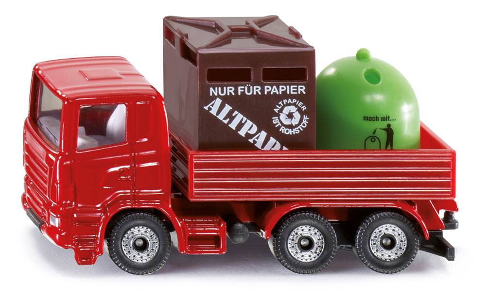 SIKU - Siku - Engin de recyclage L.9,7 x l.7,8 x H.3,9 cm