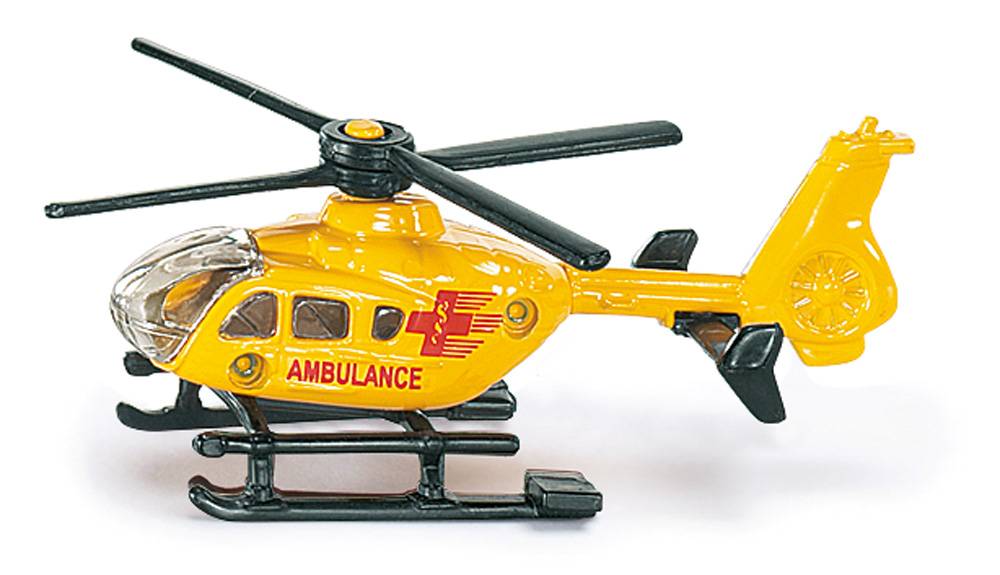 SIKU - Siku - Hélicoptère ambulance L.9,7 x l.7,8 x H.3,9 cm