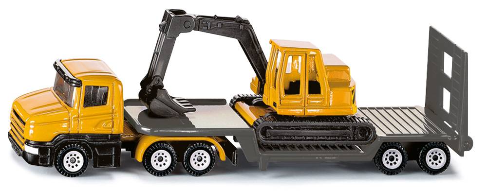 SIKU - Siku - Camion avec excavatrice L.15,8 x l.3,6 x H.5,2 cm
