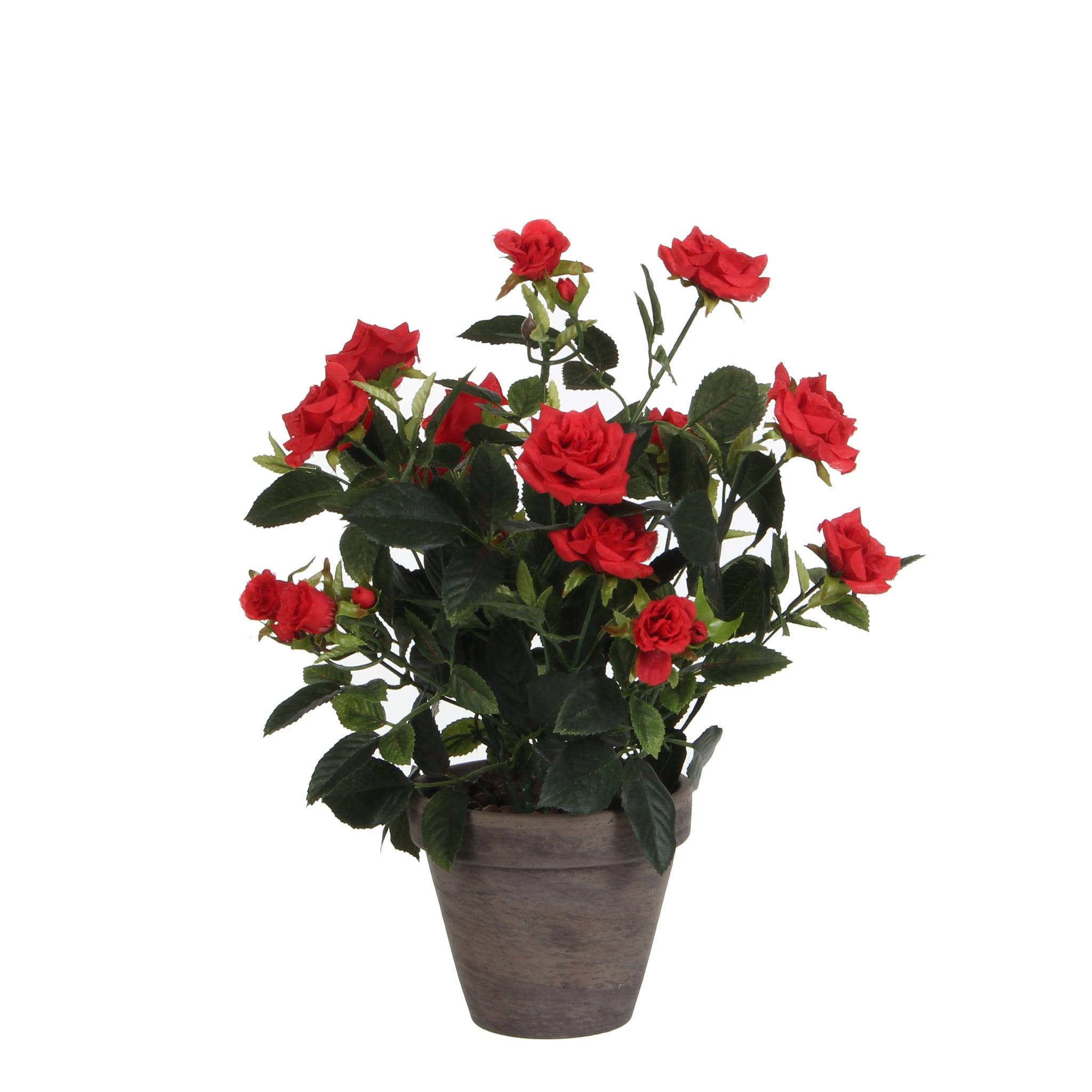 Mica Decorations - Rosier Rouge Artificiel - MICA DECORATIONS - Image 1