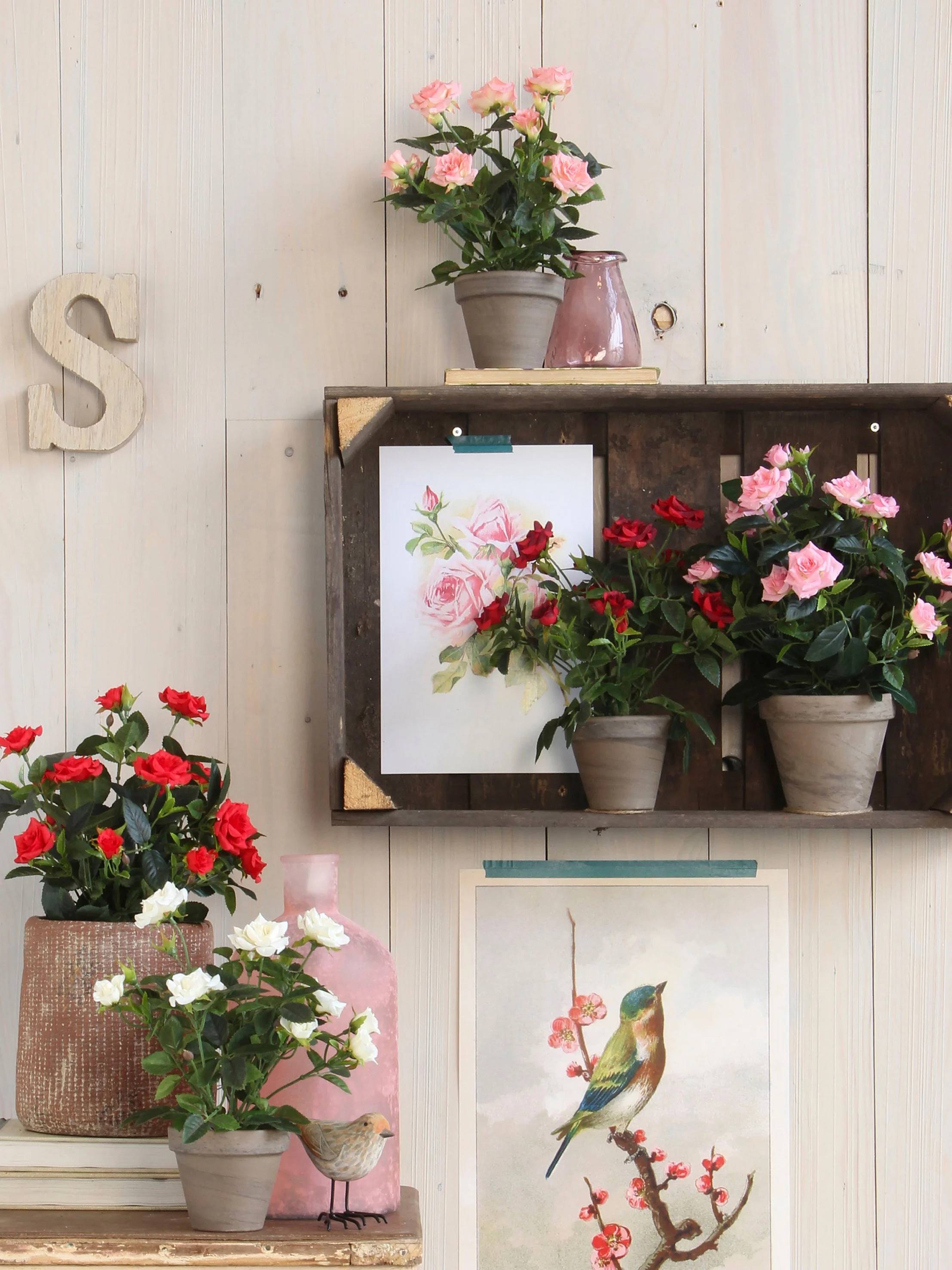 Mica Decorations - Rosier Artificiel Blanc - MICA DECORATIONS - Imagen 6