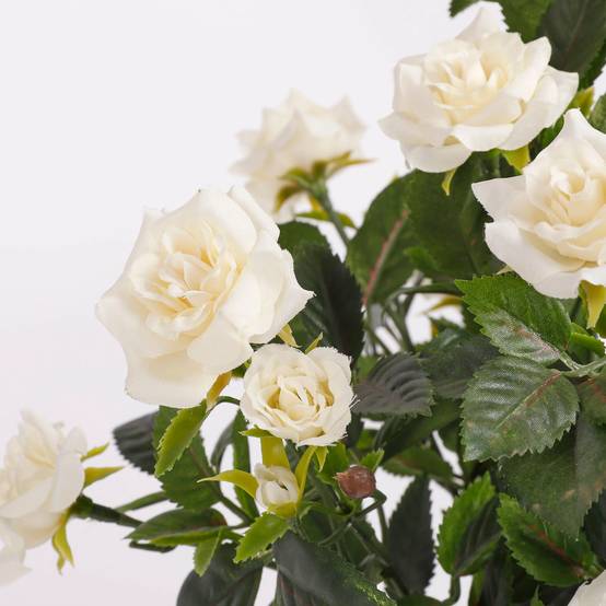 Mica Decorations - Rosier Artificiel Blanc - MICA DECORATIONS - Image 2