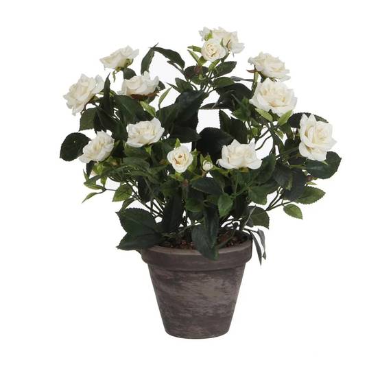 Mica Decorations - Rosier Artificiel Blanc - MICA DECORATIONS - Image 3