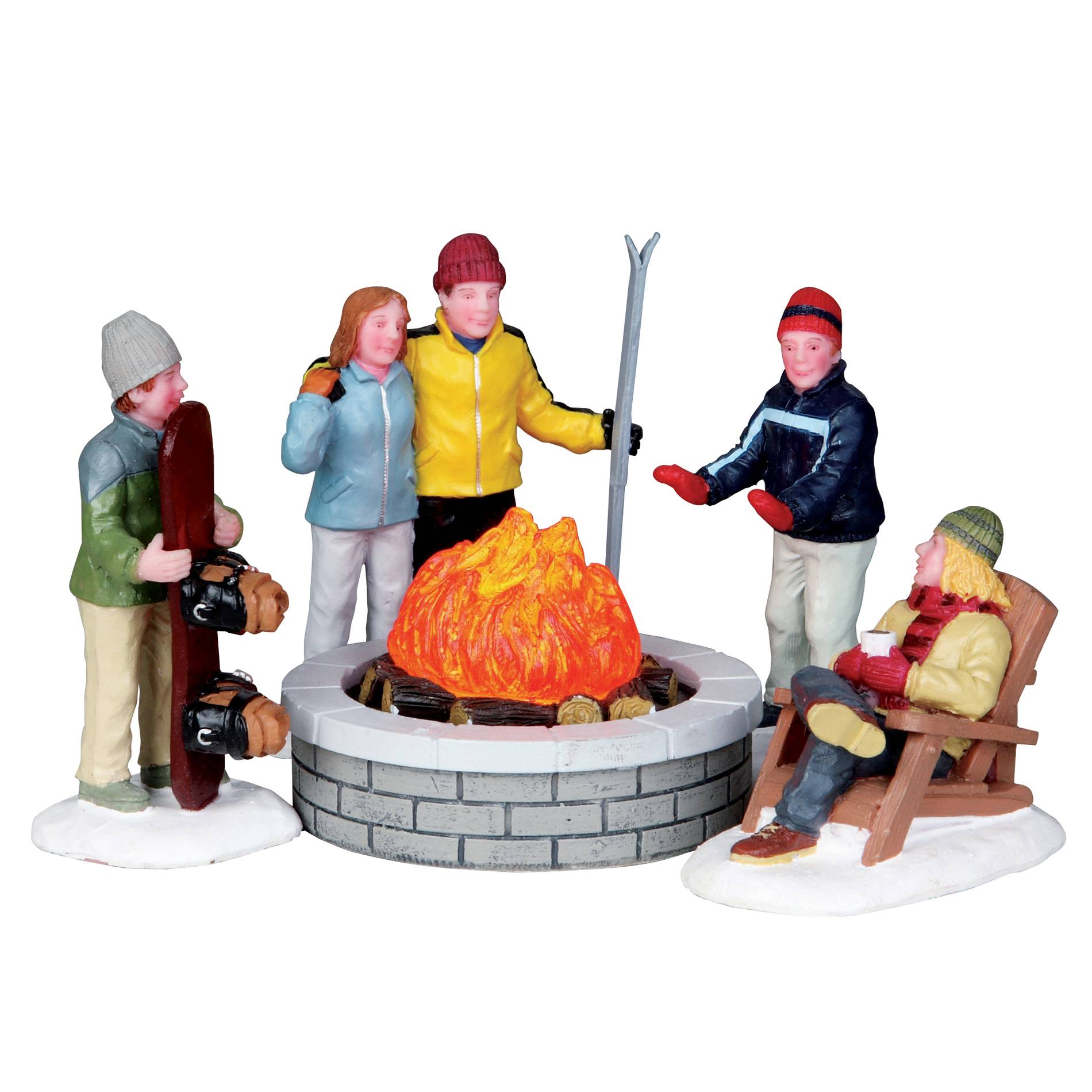 Lemax - Scène Fire Pit - Autour du feu - LEMAX