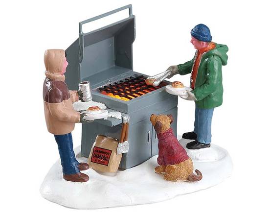 Lemax - Lemax - Figurines Grillin & Chillin - L.7,5 x l.11 x H.8 cm