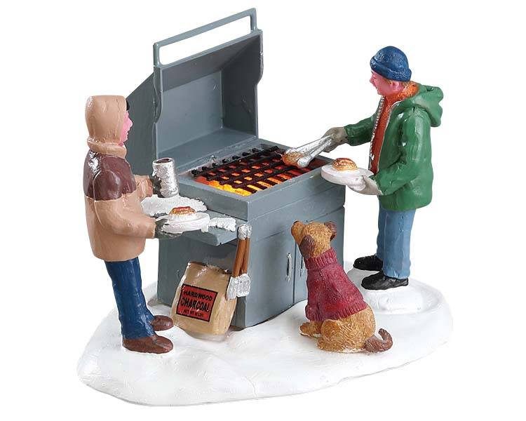 Lemax - Lemax - Figurines Grillin & Chillin - L.7,5 x l.11 x H.8 cm