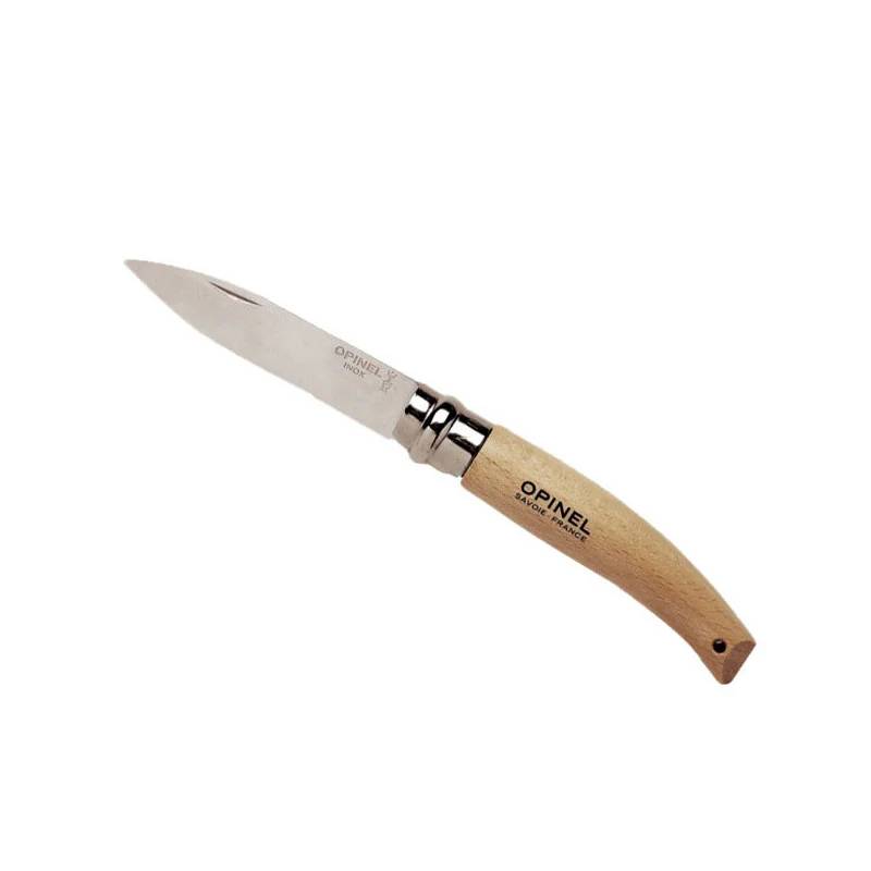 Opinel - Couteau fermant de jardin inox à virole n°08 - Opinel