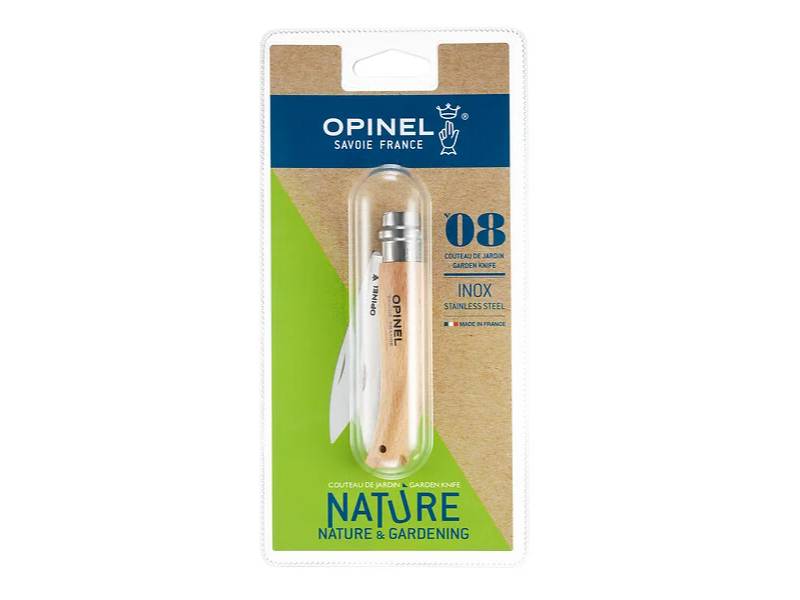 Opinel - Couteau fermant de jardin inox à virole n°08 - Opinel - Imagen 2
