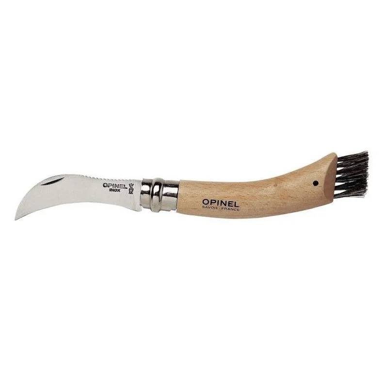 Couteau à champignon inox manche hêtre 8 cm N°8 - OPINEL - Imagen 2