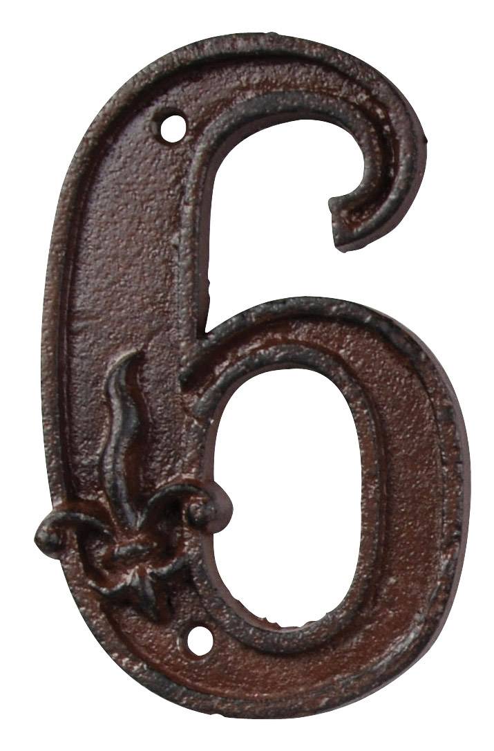 Esschert Design - Numéro De Maison Fonte Modèle 6 - Image 1