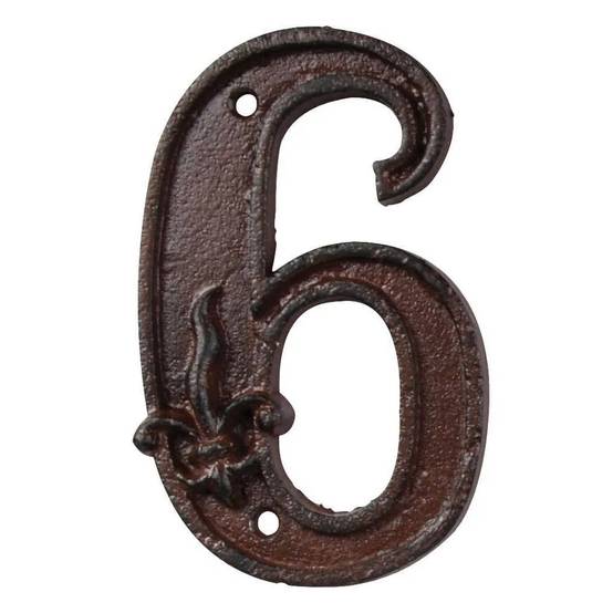 Esschert Design - Numéro De Maison Fonte Modèle 6 - Image 5