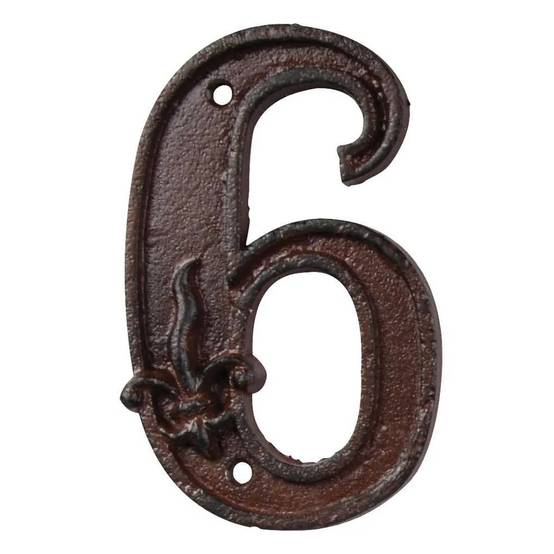 Esschert Design - Numéro De Maison Fonte Modèle 6 - Image 2