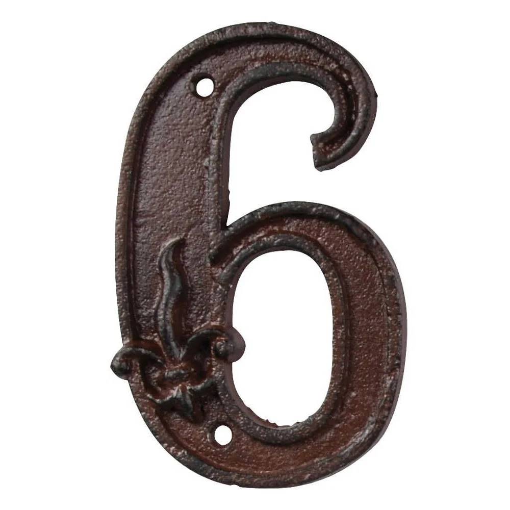 Esschert Design - Numéro De Maison Fonte Modèle 6 - Image 2