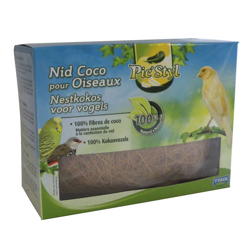 Tyrol - Nido Fibras Coco Pájaros 50 GR Tyrol - L.15 x l.7 x H.11,5 cm - Imagen 2