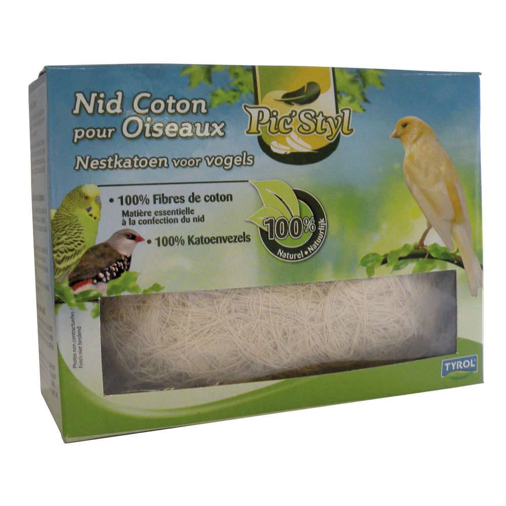 Tyrol - Nido Fibras Algodón Pájaros 50 GR Tyrol - L.15 x l.7 x H.11,5 cm - Imagen 4