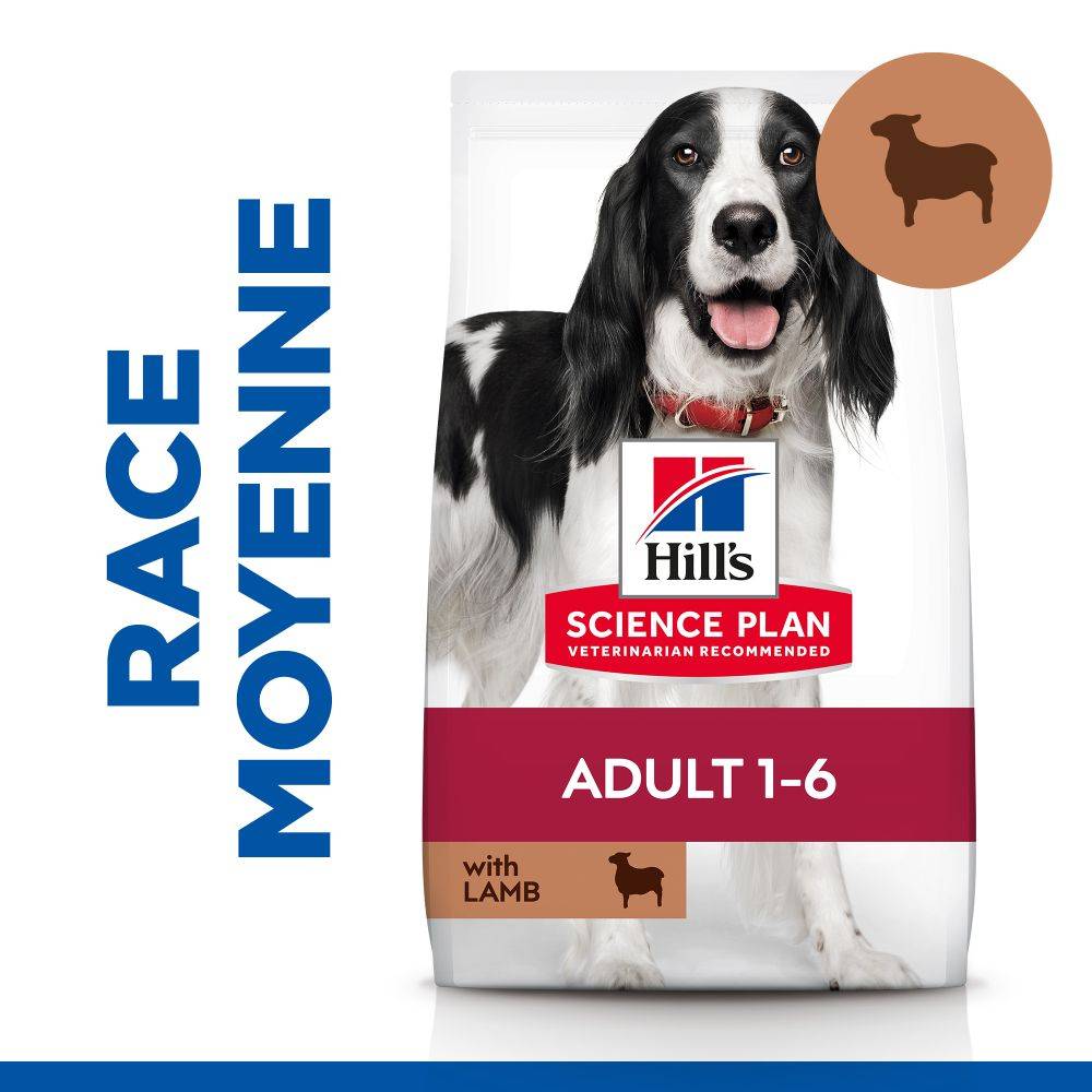 Science plan - Croquettes pour Chien Adulte Medium Agneau & Riz  12kg - Science Plan Hill's - Image 6
