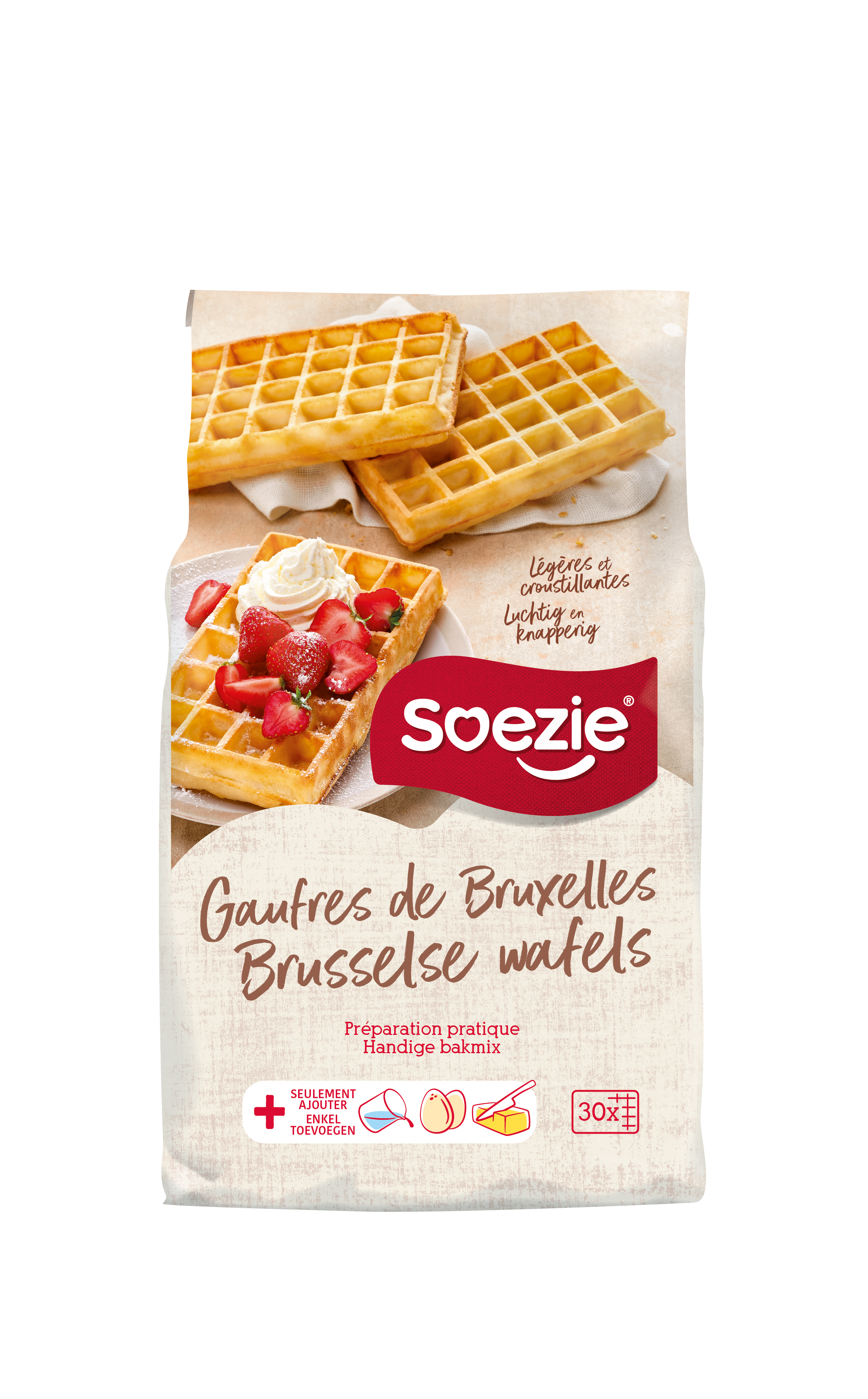 Soezie - Mix gaufres de Bruxelles 1 kg - Soezie
