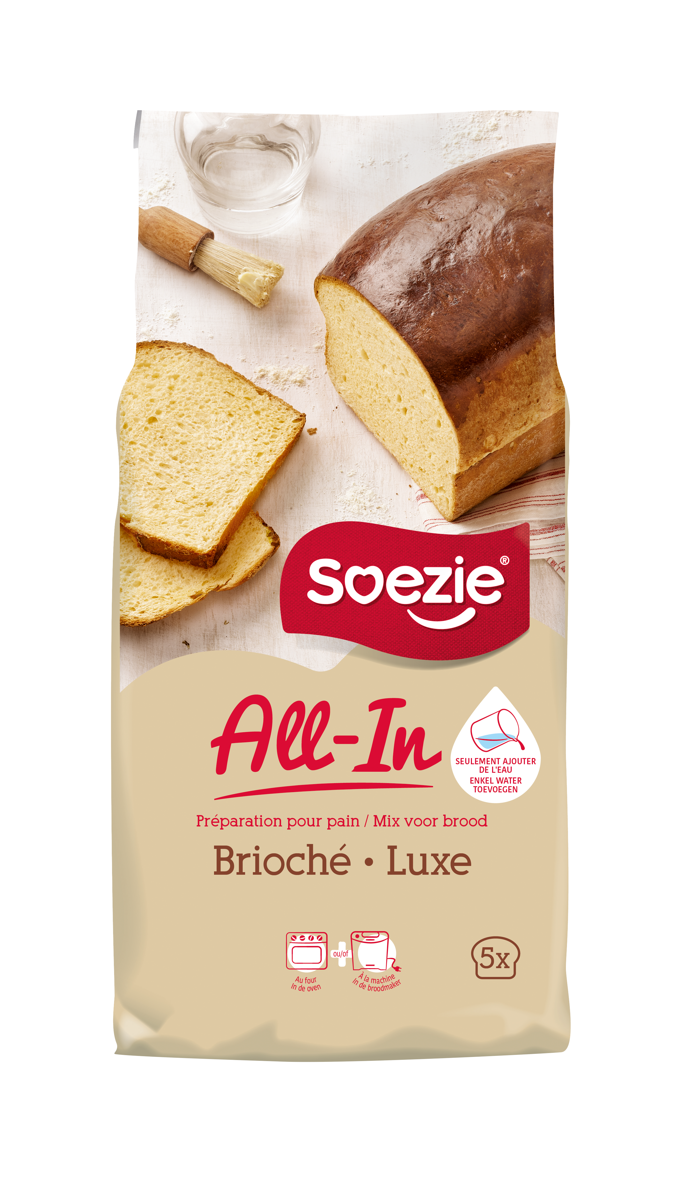 Soezie - Préparation All-In pains briochés 2,5 kg - Soezie - Imagen 1