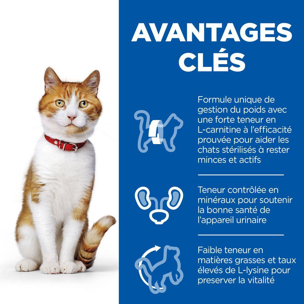 Science plan - Croquettes Chat Adulte Stérilisé Poulet - HILL'S - Imagen 4