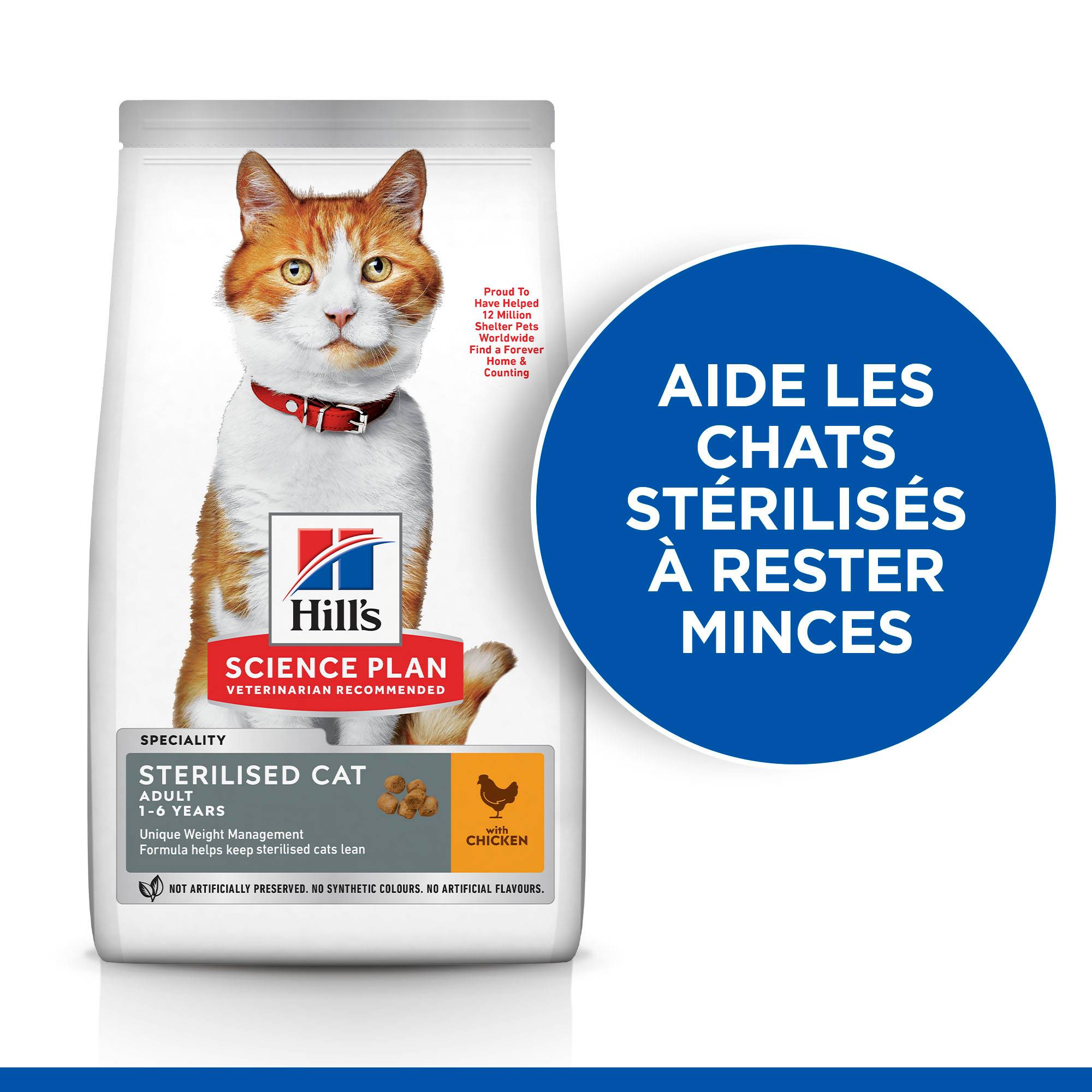 Science plan - Croquettes Chat Adulte Stérilisé Poulet - HILL'S - Imagen 2