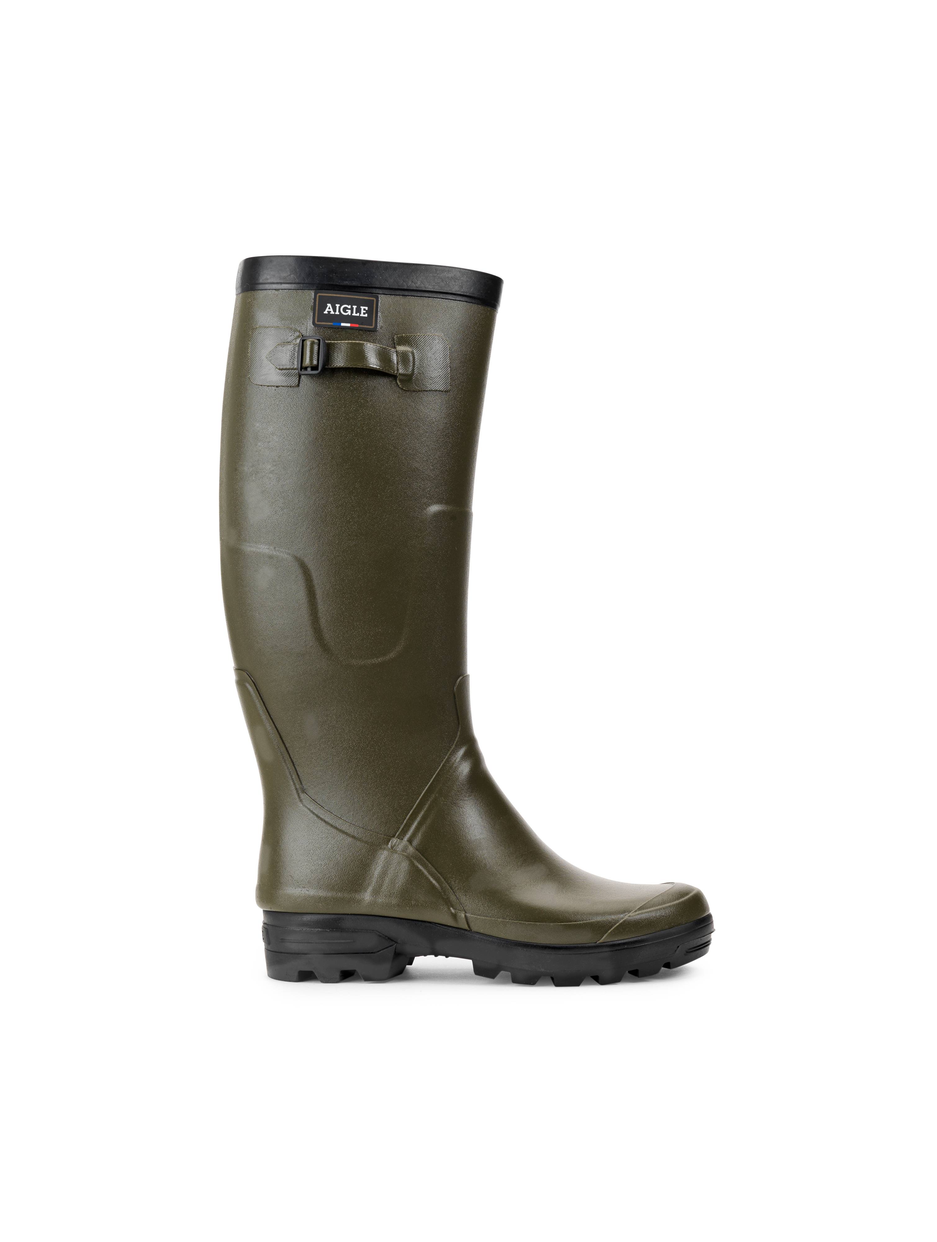 Aigle - Bottes en caoutchouc Benyl XL Kaki taille 45 - Aigle