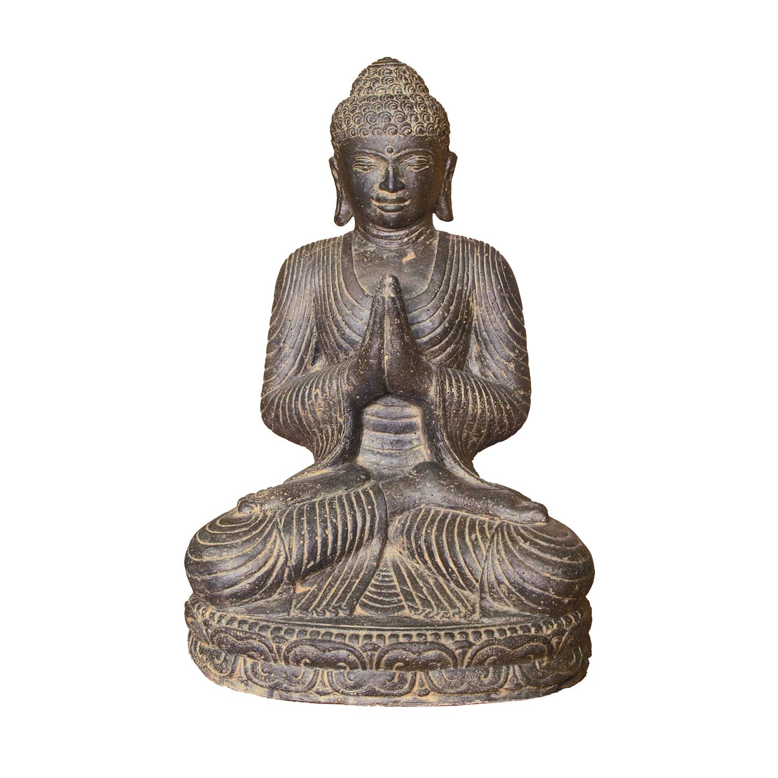 Statue Bouddha assis salutation – DECORIALE - Image 2