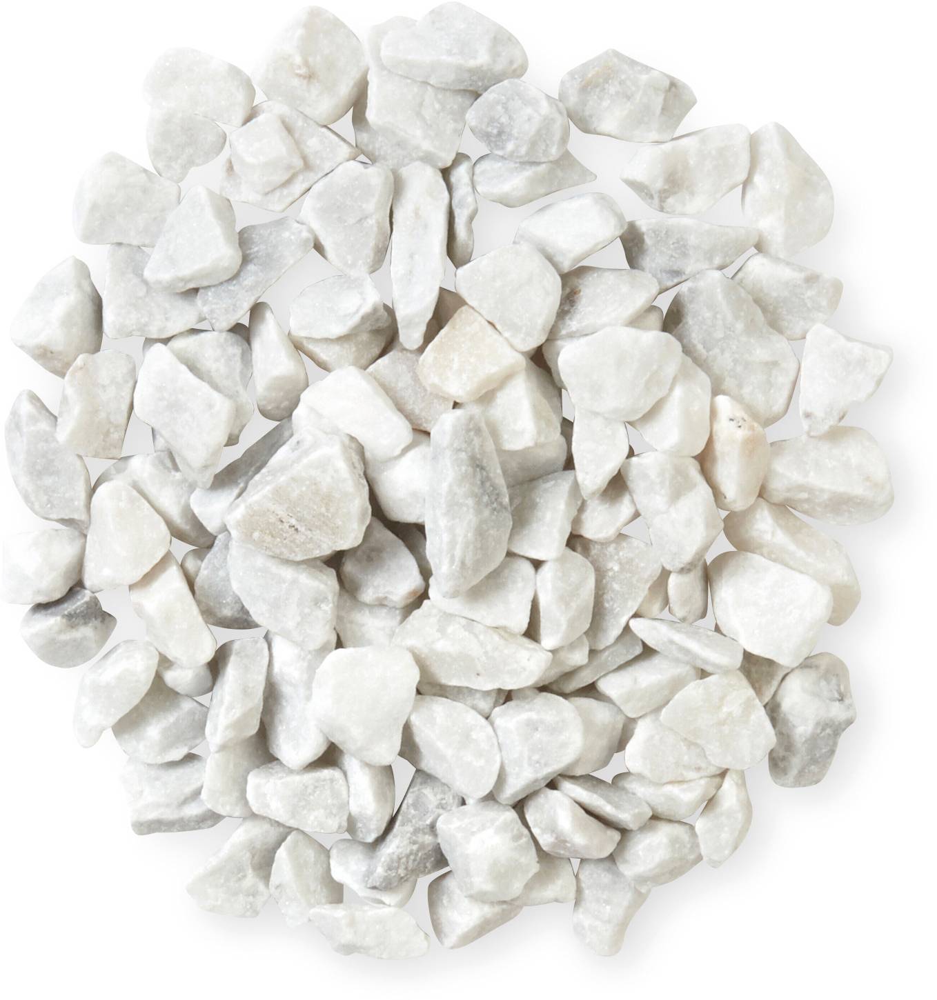Minériale - Gravier marbre carrare Blanc 12/18 - sac 9 kg - Image 1