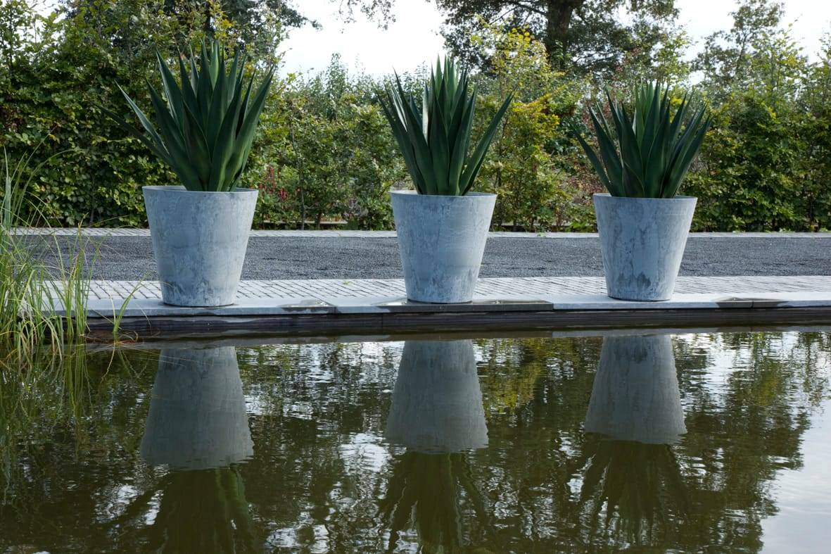 Artstone - Maceta Claire gris Ø.37 x H.34 cm - Imagen 2