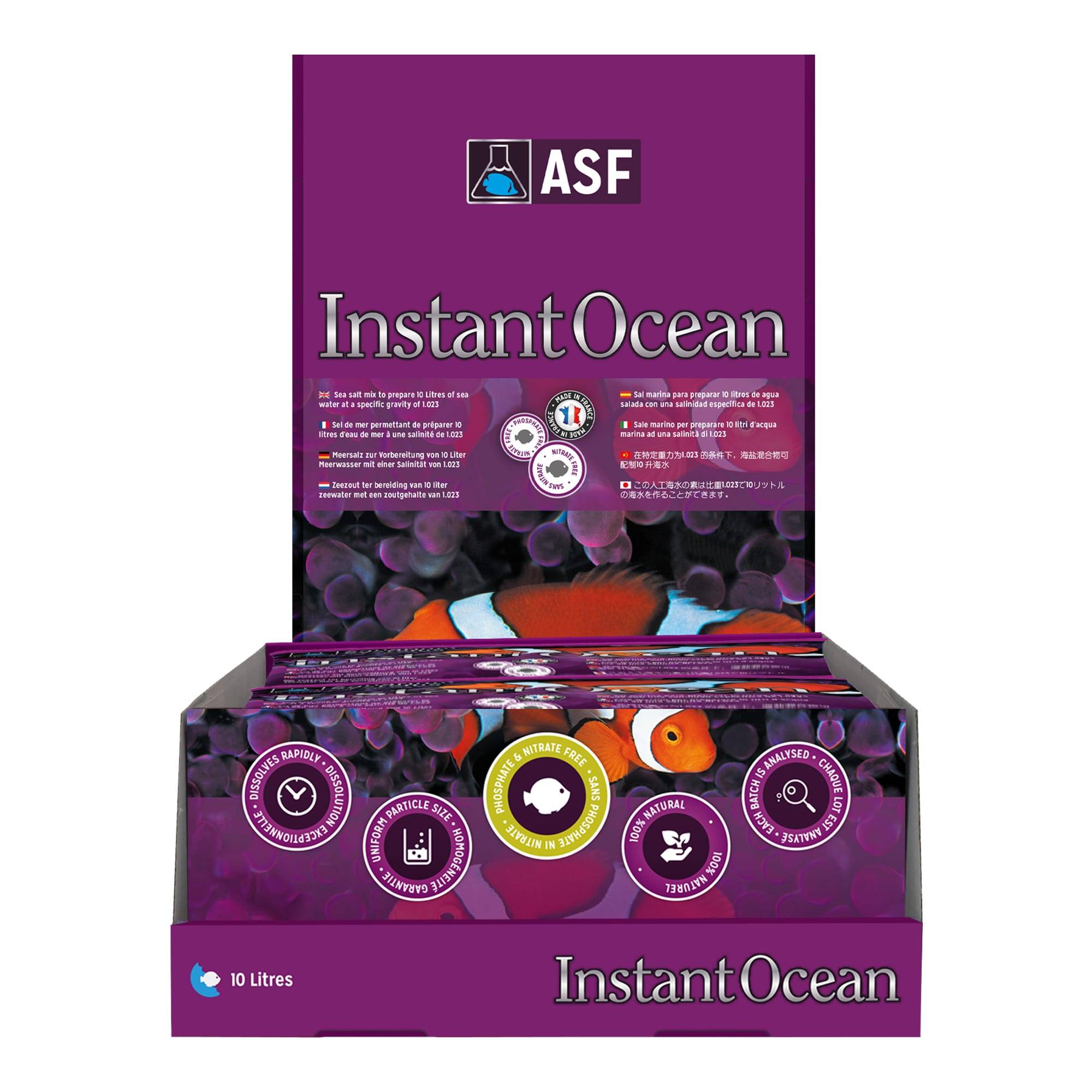 Sel Instant Ocean Aquarium 360 gr 10 litres - AQUARIUM SYSTEMS